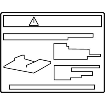 Toyota 64951-04010 Warning Label