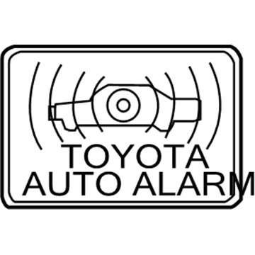 Toyota 74515-06010 Antitheft Label