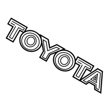 2001 Toyota Solara Emblem - PT577-06022