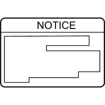 Toyota 74559-47030 Fuel Label