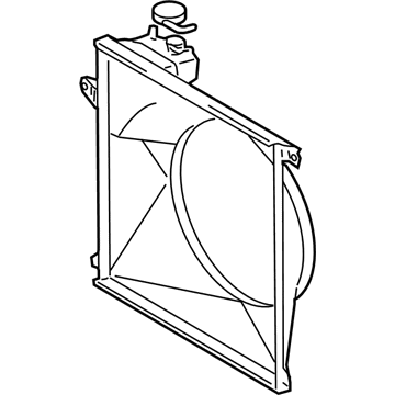 Toyota 16711-0P020 SHROUD, Fan