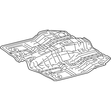 Toyota 58111-42903 Pan, Front Floor