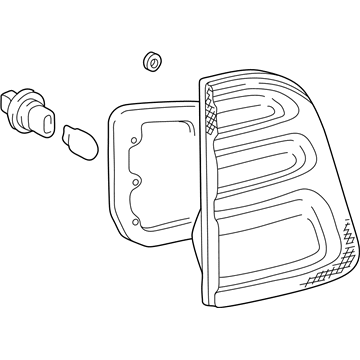 Toyota 81580-60020 Tail Lamp Assembly