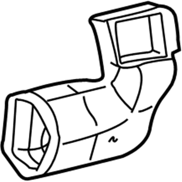 Toyota 55847-0C010 Center Duct