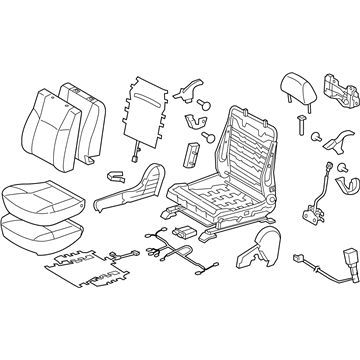 Toyota 71010-04250-B5 Seat Assembly