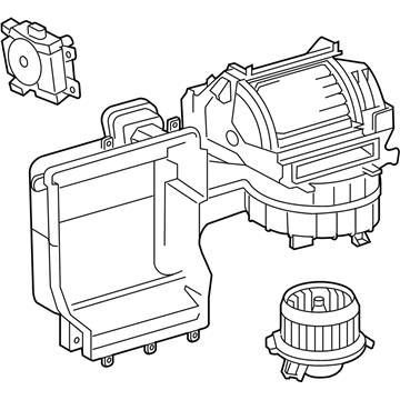 Toyota 87130-07071 Blower Assembly