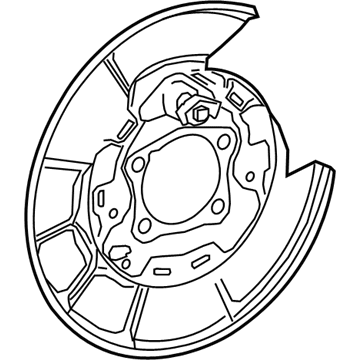 Toyota 46503-33100 Backing Plate