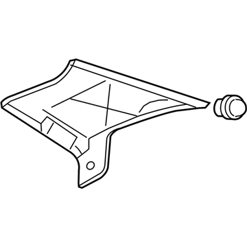 Toyota 62471-52250-B0 Upper Quarter Trim