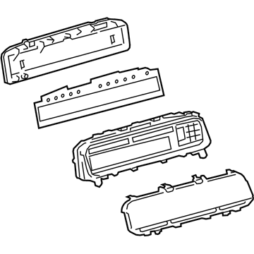 Toyota 83809-47020 Cluster Assembly
