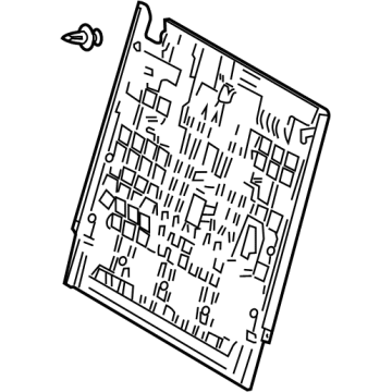 Toyota 79207-0E120-C0 Seat Back Panel