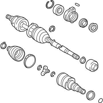 1989 Toyota Tercel Axle Shaft - 43420-16061