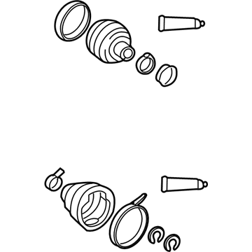 Toyota 04438-01080 Outer CV Joint Boot