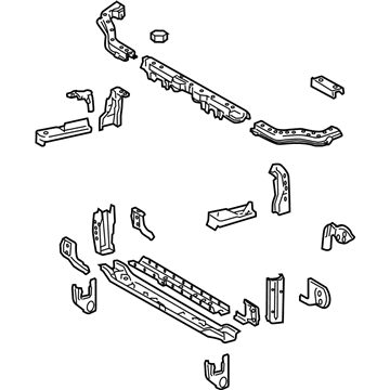 Toyota 53201-21061 Support Sub-Assy, Radiator