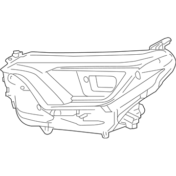 Toyota 81185-42670 Headlamp Assembly, Driver Side