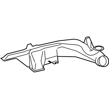 Toyota 55085-12170 Duct Sub-Assembly, Heater To Register