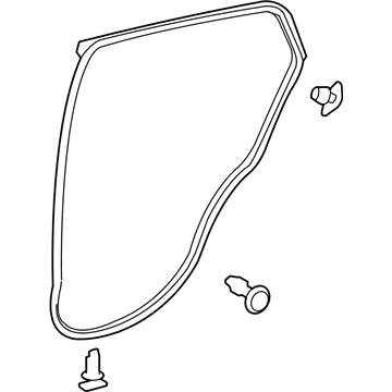 2013 Scion xD Door Seal - 67871-52160