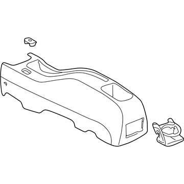 Toyota Corolla Center Console Base - 58901-02030-B1