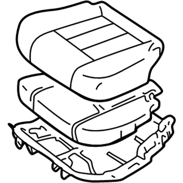 Toyota 71560-60310-B0 Seat Cushion