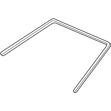 Toyota 75531-08010 Moulding, Windshield, Outer Upper