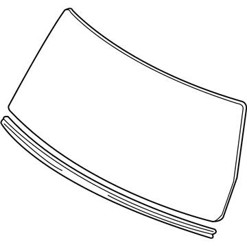 Toyota 56101-35072 Glass Sub-Assembly, Wind