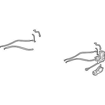 Toyota 69030-0C010 Front Door Lock Assembly, Right