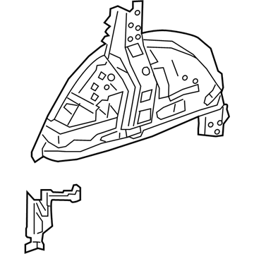 Toyota 61607-0R060 Inner Wheelhouse