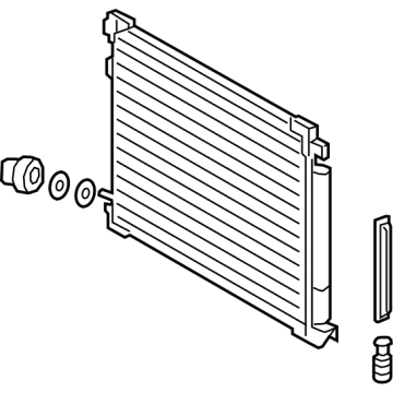 Toyota 884A0-42070 Condenser Assembly