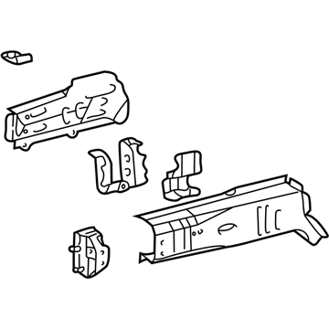 Toyota 57101-52918 Sidemember Assembly