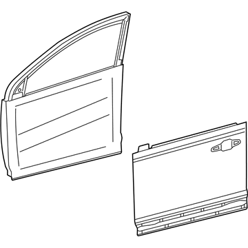 Toyota 67002-42160 Panel Sub-Assembly, Front D