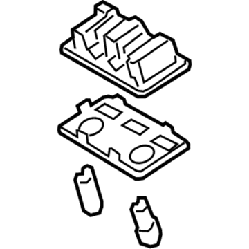 Toyota 81208-42211-C0 Lamp Sub-Assembly, Map