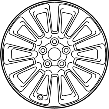 Toyota 42611-08090 Wheel, Alloy