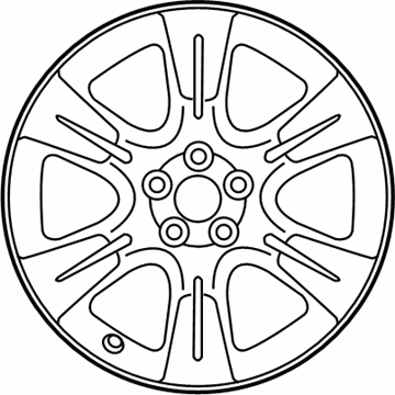 Toyota 4261A-08020 Wheel, Alloy