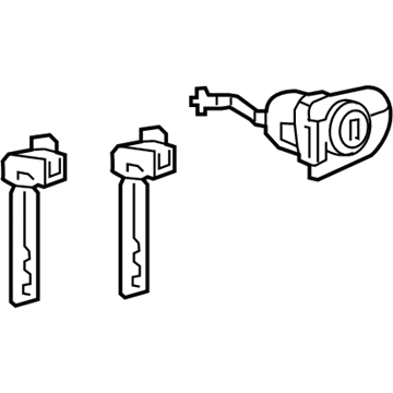 Toyota 69052-07020 Lock Cylinder