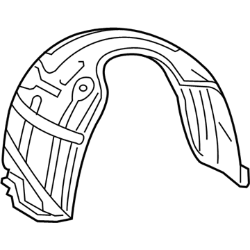 Toyota 53875-AA021 Fender Liner