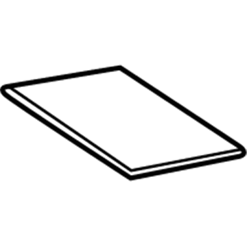 Toyota 58916-02060 Lid Assembly Mat