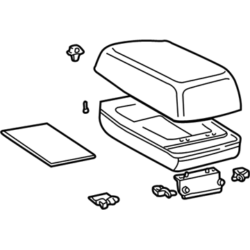 Toyota 58905-02210-B1 Lid Assembly