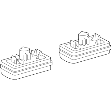 Toyota 81204-60020 License Lamp Assy
