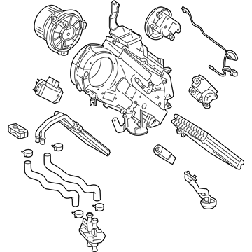 Toyota 87030-0C031 Blower Assembly, Air Con