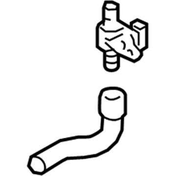 Toyota 16260-F0021 By-Pass Hose