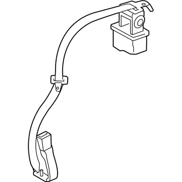 Toyota 73480-07032-A0 Center Belt Assembly