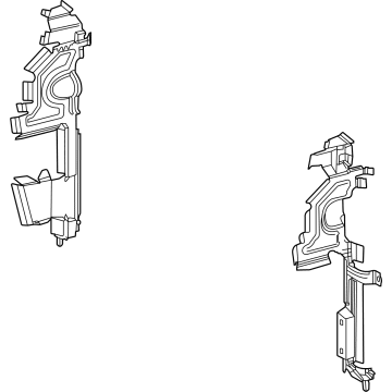 Toyota 16595-F0230 Guide, Radiator Air