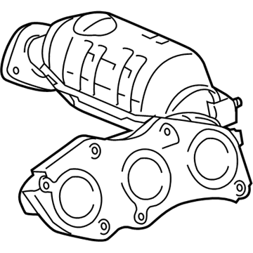 Toyota 17140-0P250 Catalytic Converter