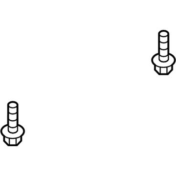 Toyota 90118-WB585 Lower Plate Bolt