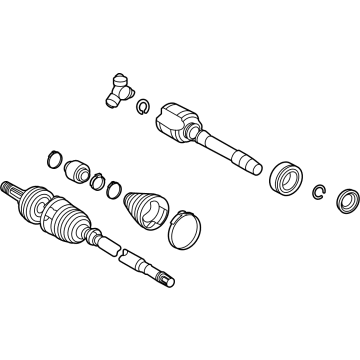 Toyota 43410-0E350 Axle Assembly