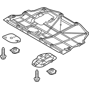 Toyota 51410-WB001 Under Cover