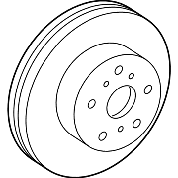 Toyota 43512-52130 Front Disc