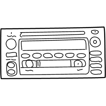 Toyota 86120-52241 AM/FM Radio