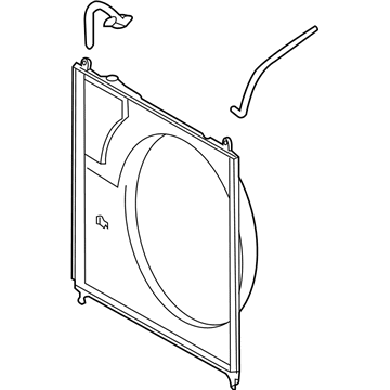 Toyota 16711-0S011 Shroud Assembly