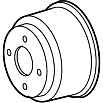 Toyota 16371-38010 Fan Pulley