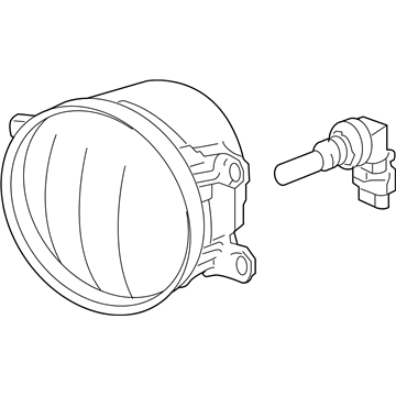 Toyota 81220-08020 Lamp Assembly, Fog, LH